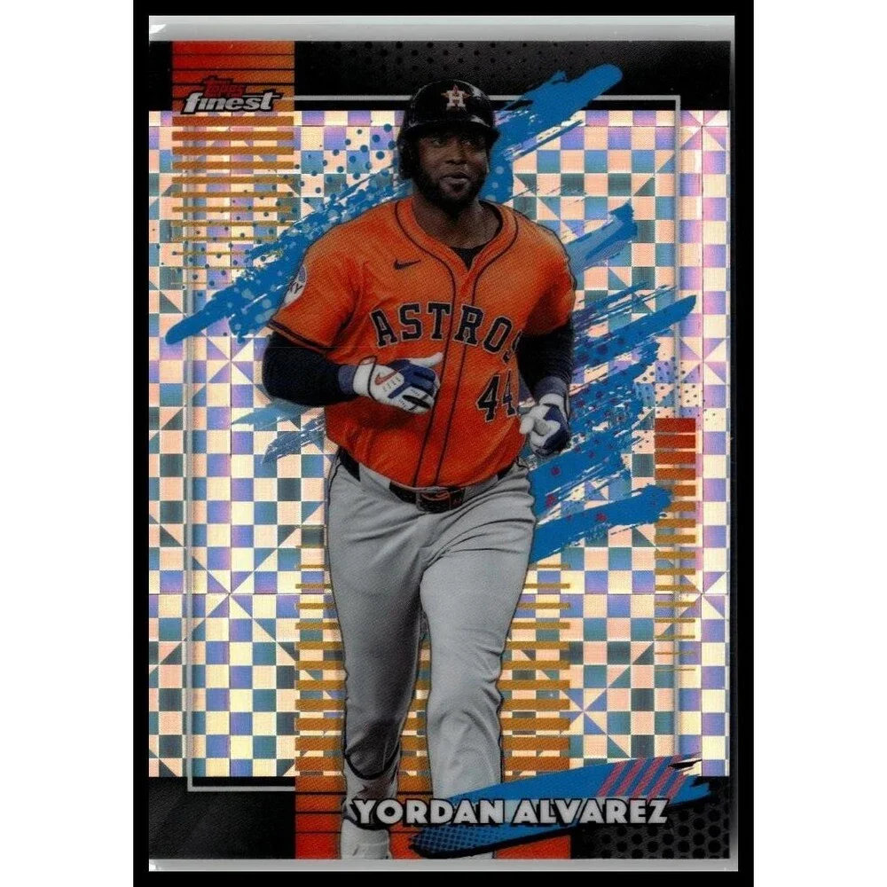 2026 Topps Finest Yordan Alvarez 92 Geometric Refractors Houston Astros Uncommon